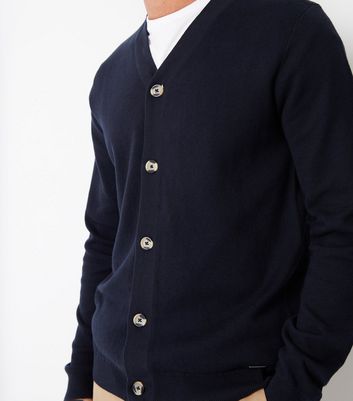 Men's Threadbare Overton Knit Cardigan New Look