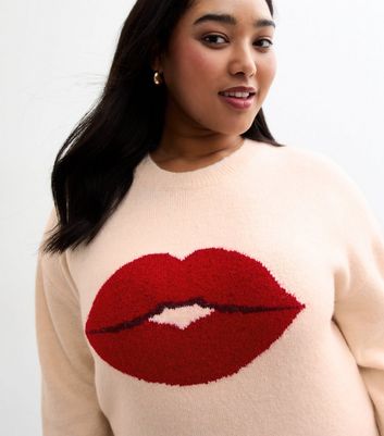 New look lips sweatshirt sale