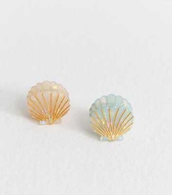 Pack of 2 Shell Hair Clips