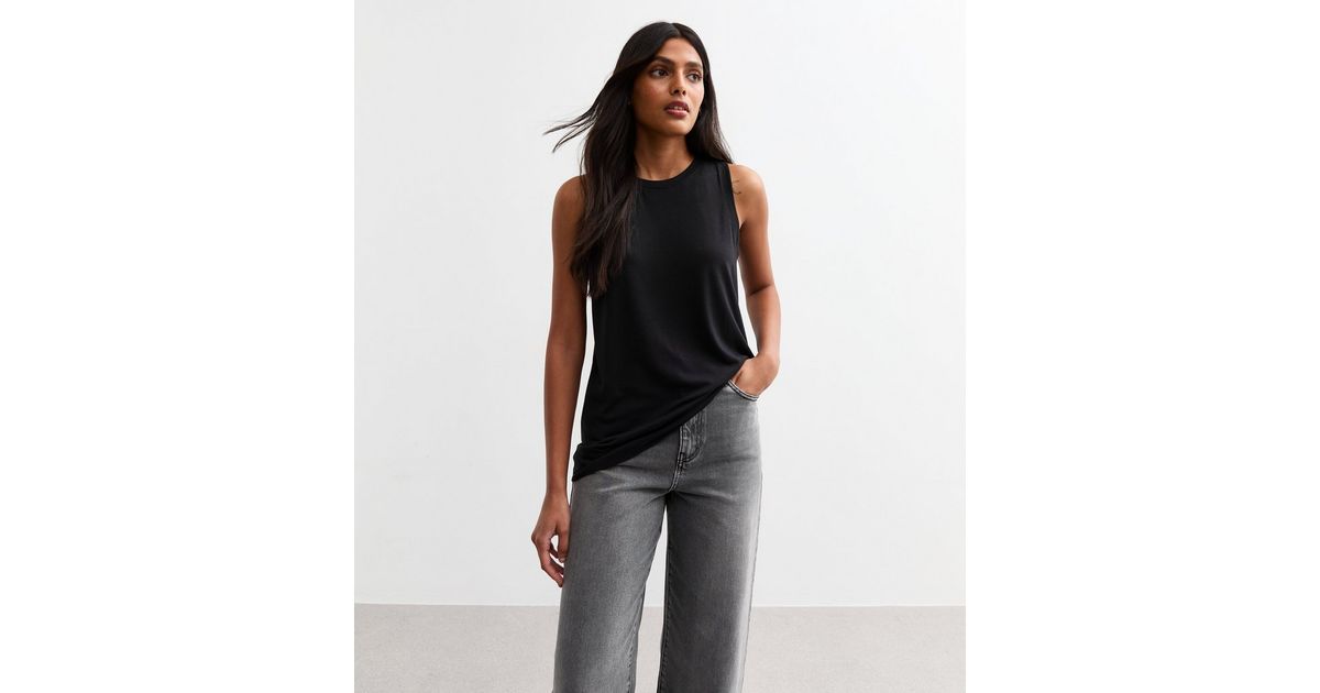 Relaxed Fit All Day Active Top - Black