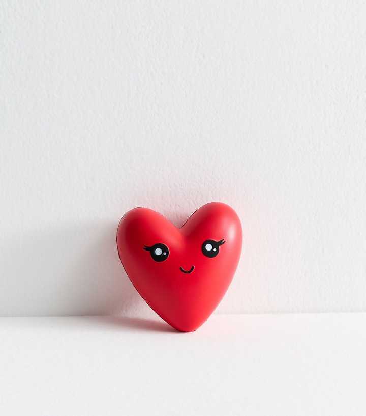 Red Heart Shaped Foam Stress Ball