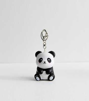 White Panda Keyring