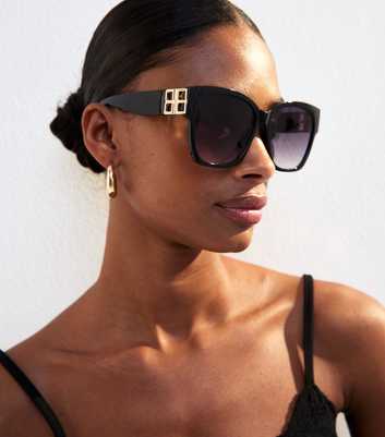 Black Square Frame Sunglasses