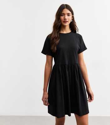 Black Smock Mini Dress