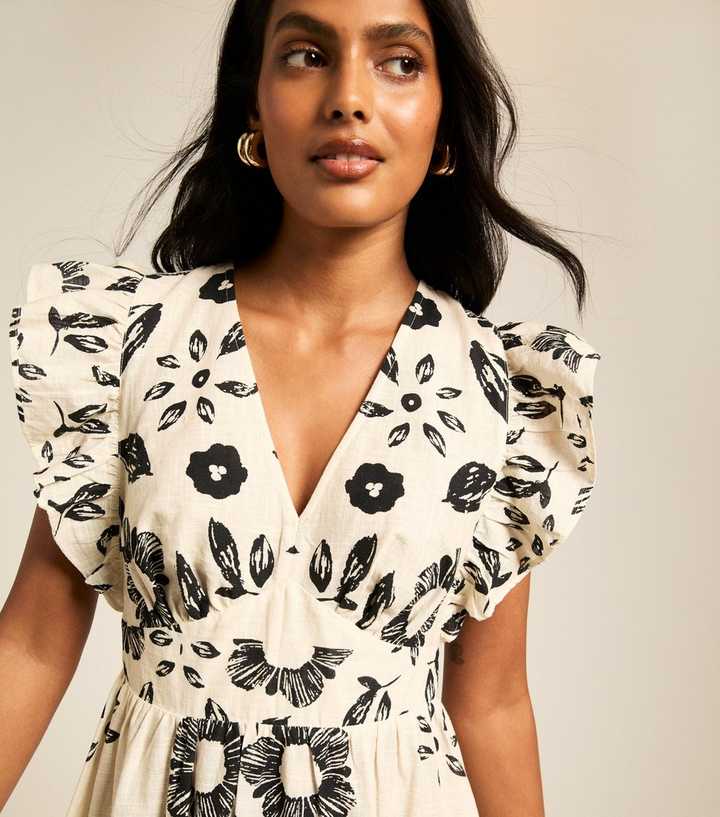 new look floral midi dress Floral Midi Dress