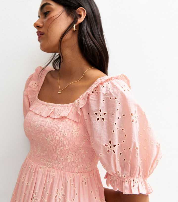 chinese dress ladies 100% Cotton Spring Milkmaid Dress with Pockets main image 0