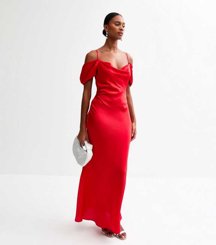strapless open back dress In Your Happy Place Red and Pink Floral Dress – Shop the Mint main image 0