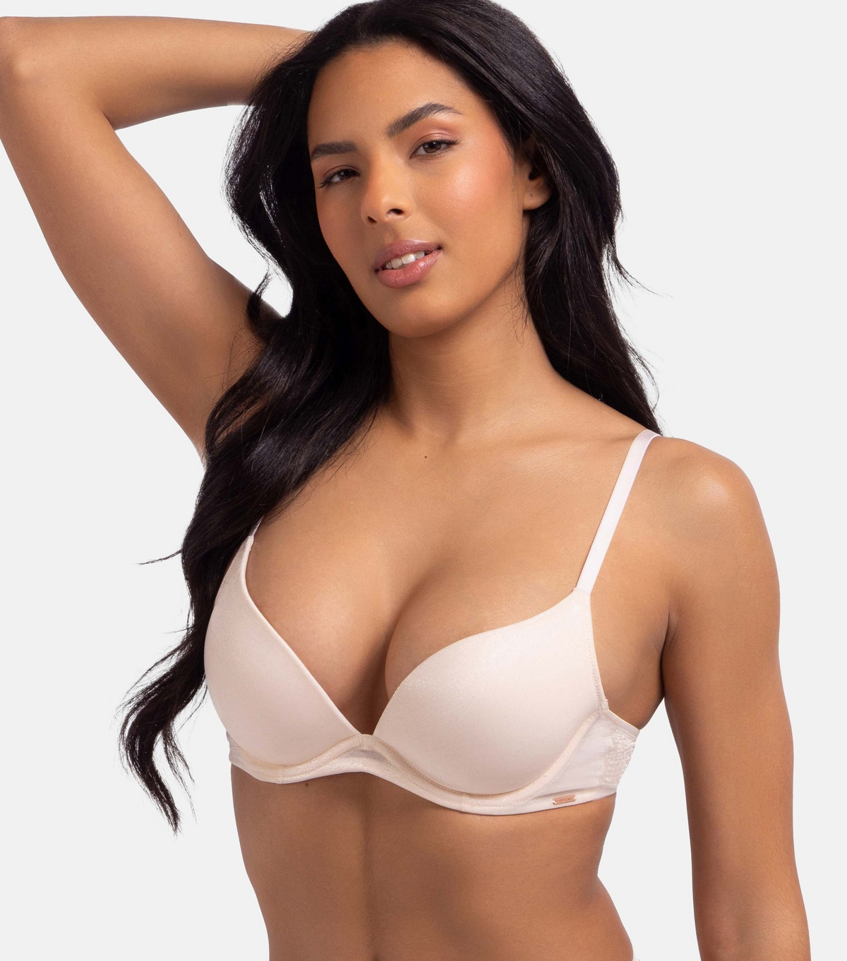 Women's Light Pink Underwire Push Up Bra Dorina New Look