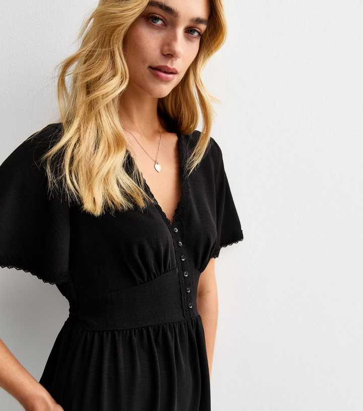 new look black lace dress Buy Pour Moi Black Corded Lace Fitted Lorena Dress with Belt from Next USA