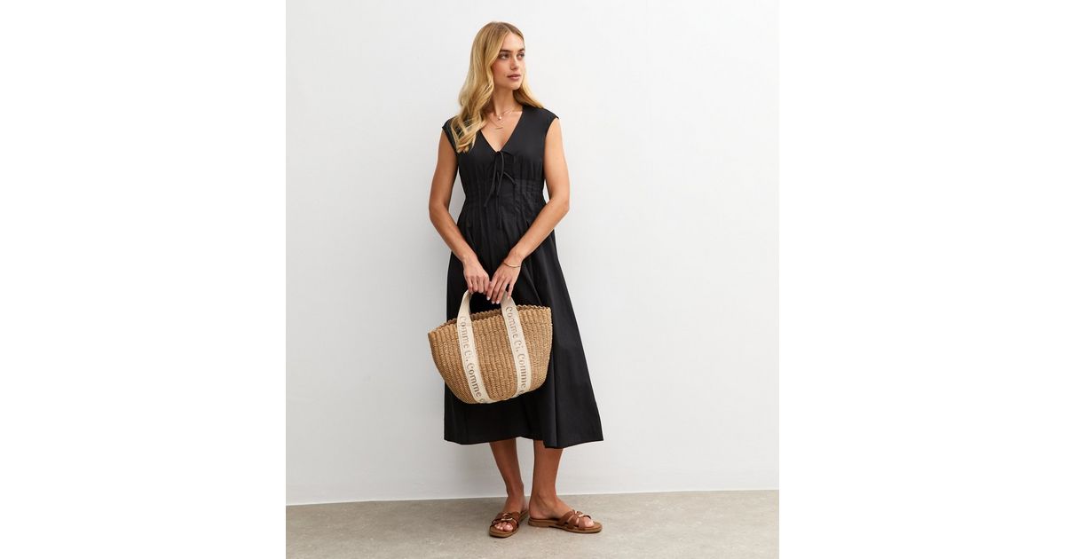 black and white midi dresses Netted Chiffon Dress – LAVECHIC Dreamyannie Black Off the Hire periods:8 days 20W