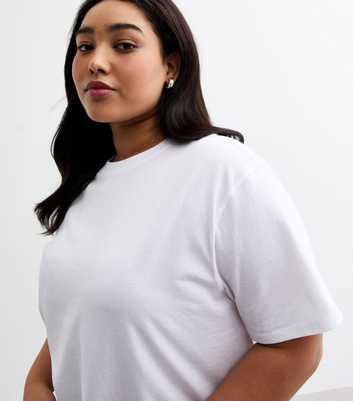 Curves White Oversized T-Shirt