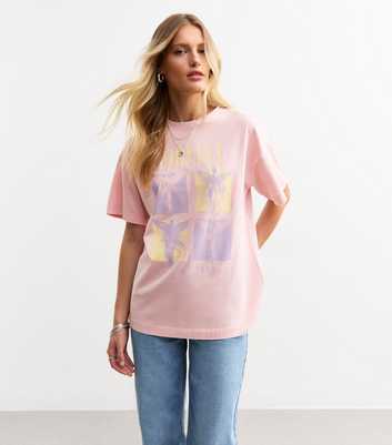 Pink Nirvana In Utero Box Print T-Shirt