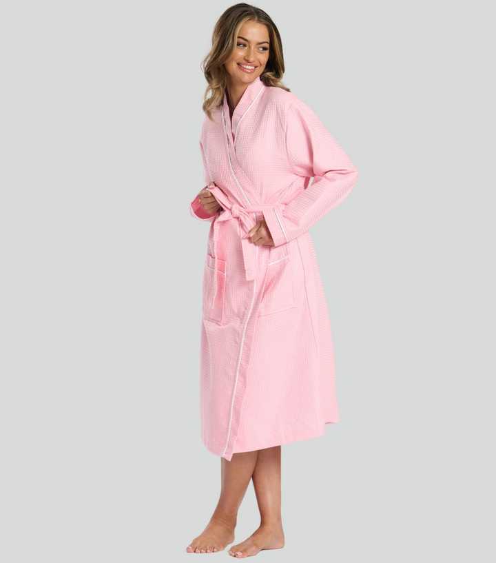 Loungeable Pink Waffle Robe