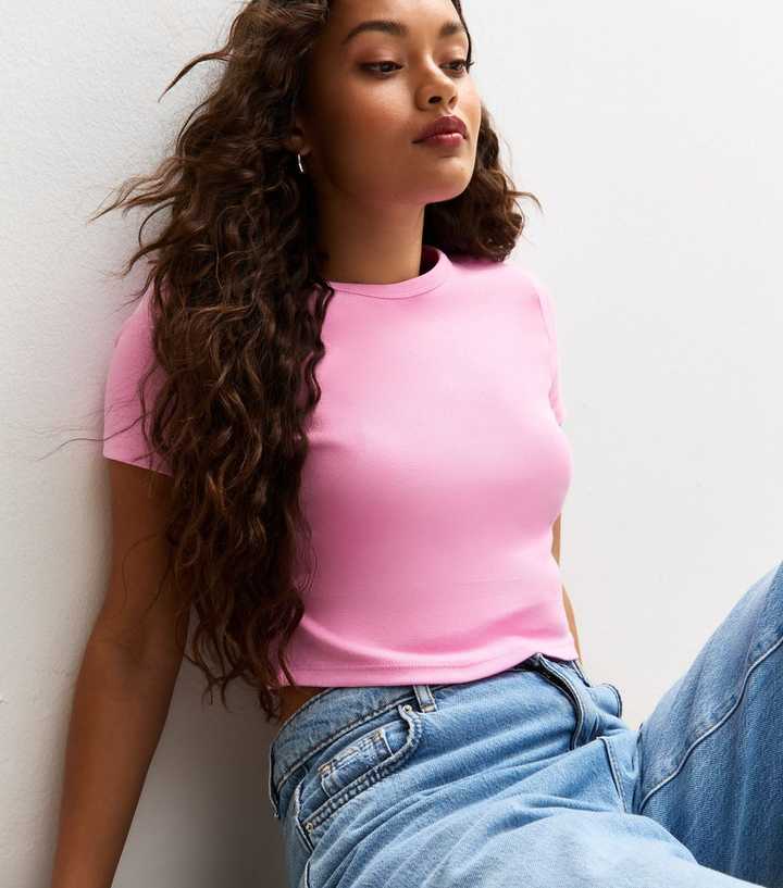 Petite Pink Baby Tee T-Shirt