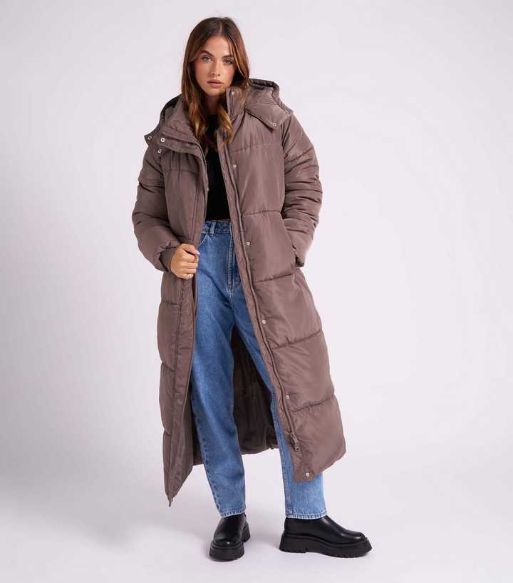 Urban Bliss Mink Maxi Puffer Coat New Look