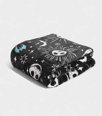 Skinnydip Black Nightmare Before Christmas Blanket