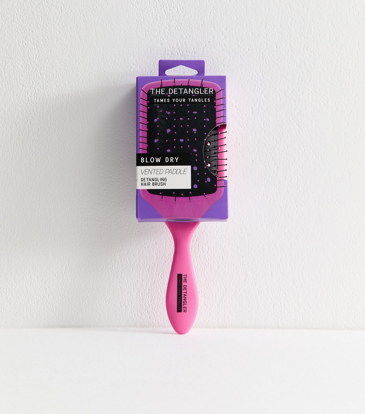 Pink Detangler Paddle Brush New Look