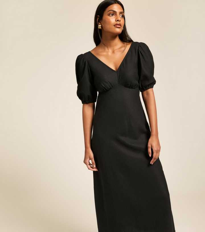 midi blue slip dress Blue Satin Boat Neck Slip Midi Dress & Reviews - Dusty Blue - Dresses