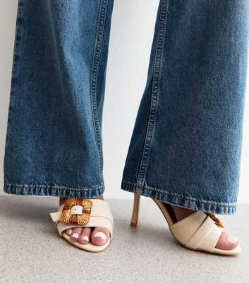 Public Desire Pale Pink Andria Backless Sandals