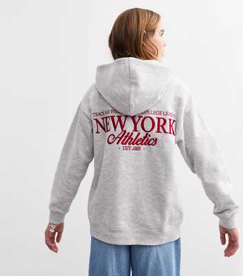 Girls New York Athletics Embroidered Hoodie