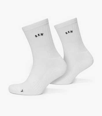 Gym King GKW Logo Ribbed Tube Socks 