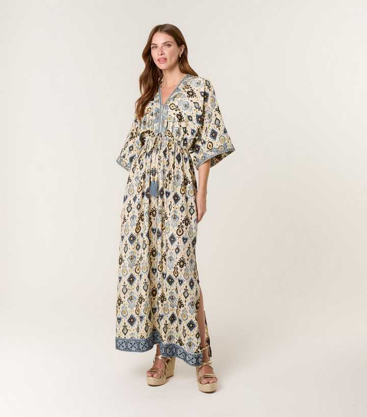 Blue Vanilla Multicolour Kimono Dress