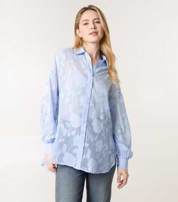 Blue Vanilla Blue Devore Shirt