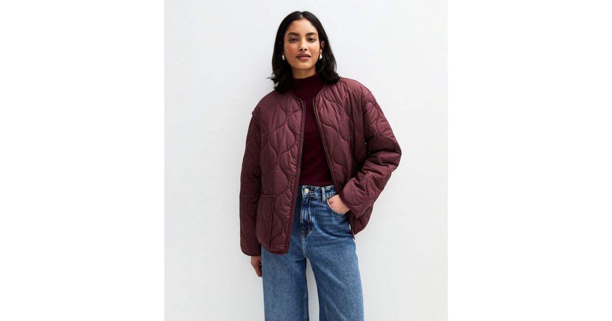 Quilted Zip Up Outerwear main image 1