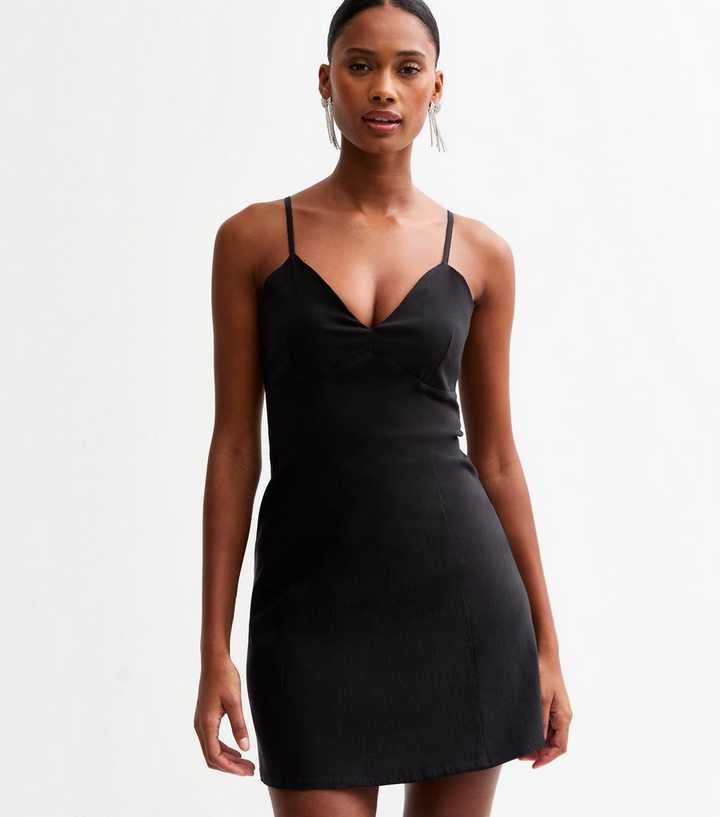 little black dress fitted Chloe Merino Wool Fitted Dress - Black – Chloe Fitted Dress main image 0