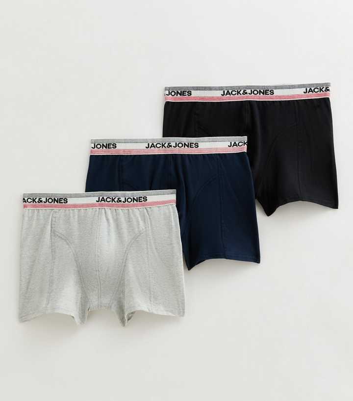 Jack & Jones Pack of 3 Multicoloured Boxer Shorts