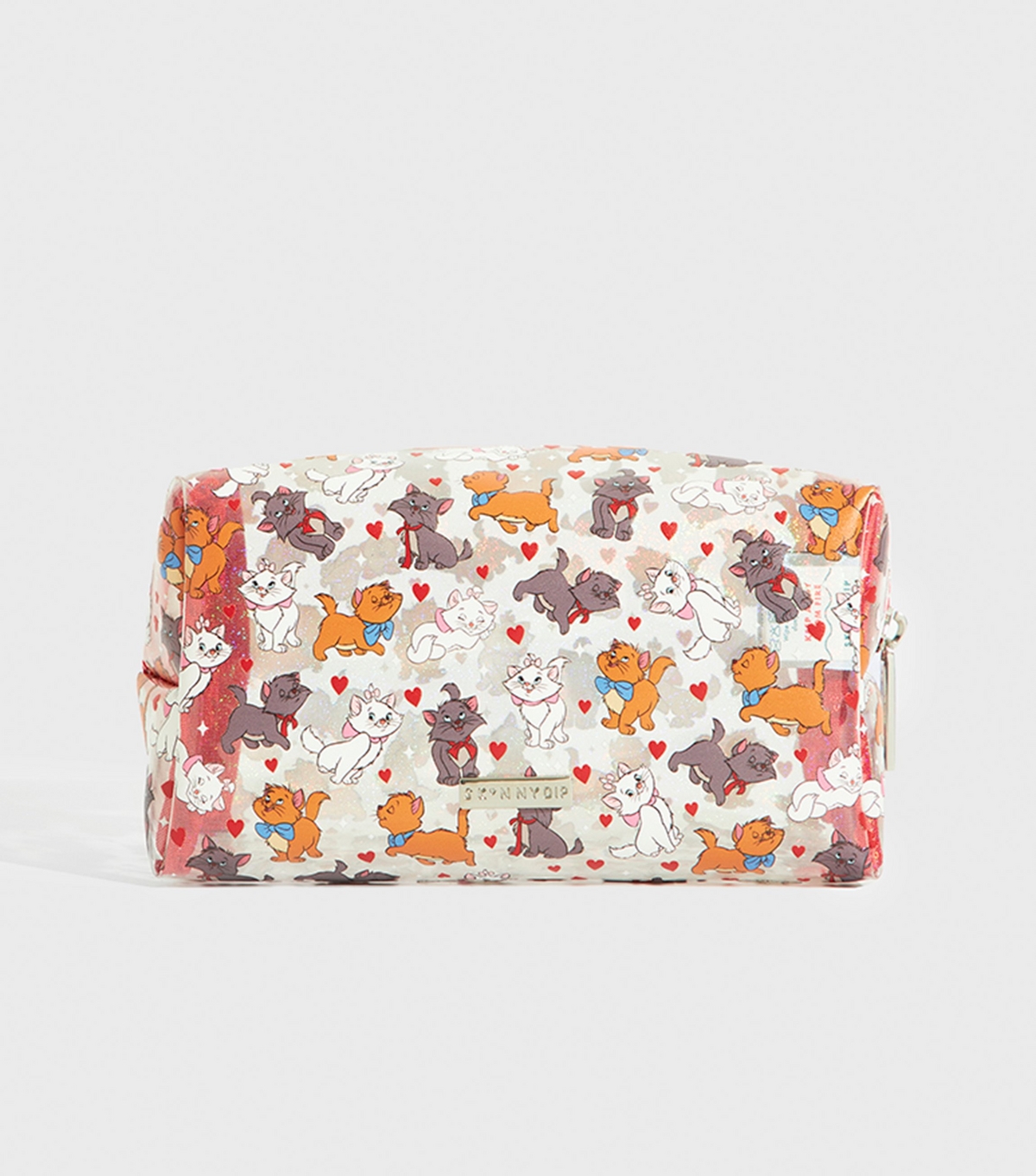 Red Disney Aristocats Clear Makeup Bag Skinnydip New Look