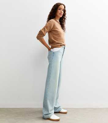 Tall Light Blue Adalae High Waist Wide Leg Jeans