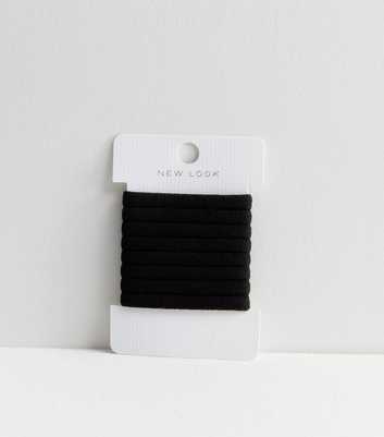 Pack of 8 Black Hair Bands