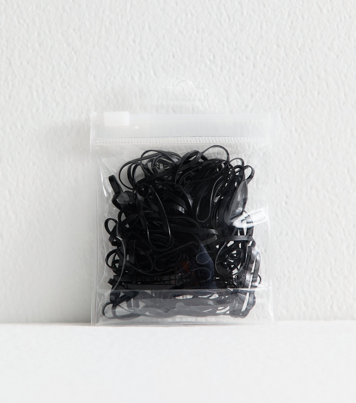 Black Pack of 100 Elastic Hair Bands New Look