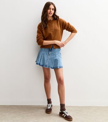 トップス SG Line Knit Cardigan (Brown) Brown Knitted Cardigan - TK Maxx UK