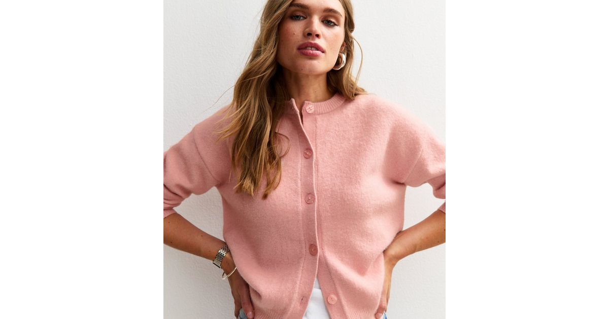 Blush Cardigan Ax Paris Cardigan Petite Pink Short Sleeve Cardigan