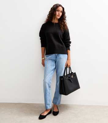 Black Crew Neck Jumper