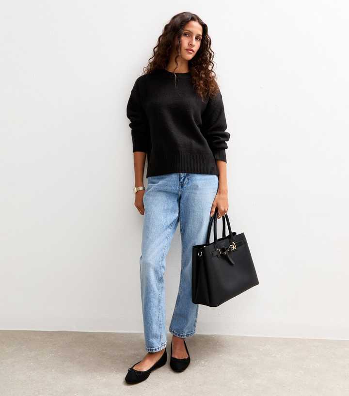 Black Crew Neck Jumper