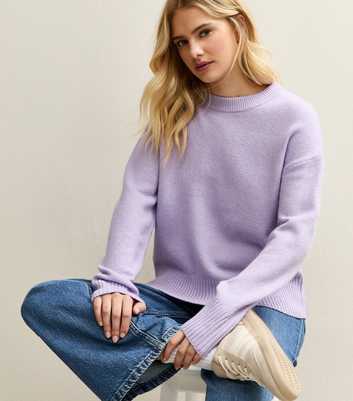 Lilac Crew Neck Jumper