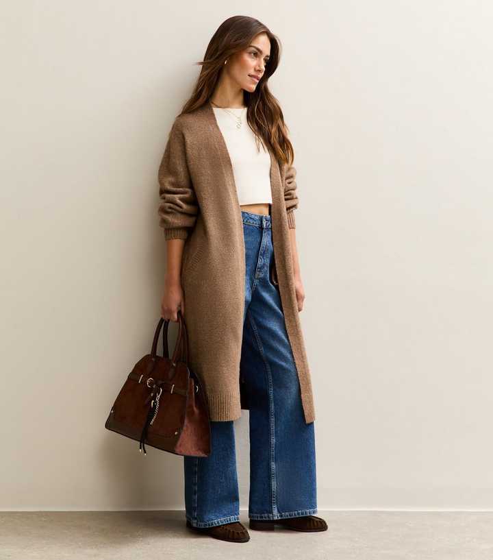 Petite Mink Midweight Longline Cardigan
