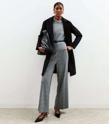 Black Unlined Tailored Coat New Look