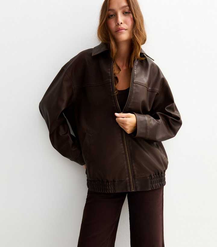 How To Wear A Brown Leather Jacket For Women: 40+ Best Outfits, Style