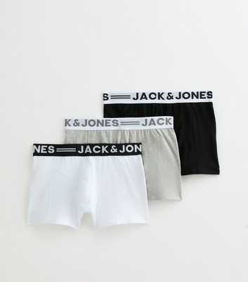Jack & Jones Pack of 3 Multicoloured Branded Boxers