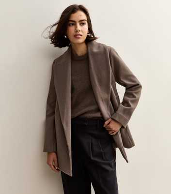 Mink Soft Touch Shawl Lapel Short Coat