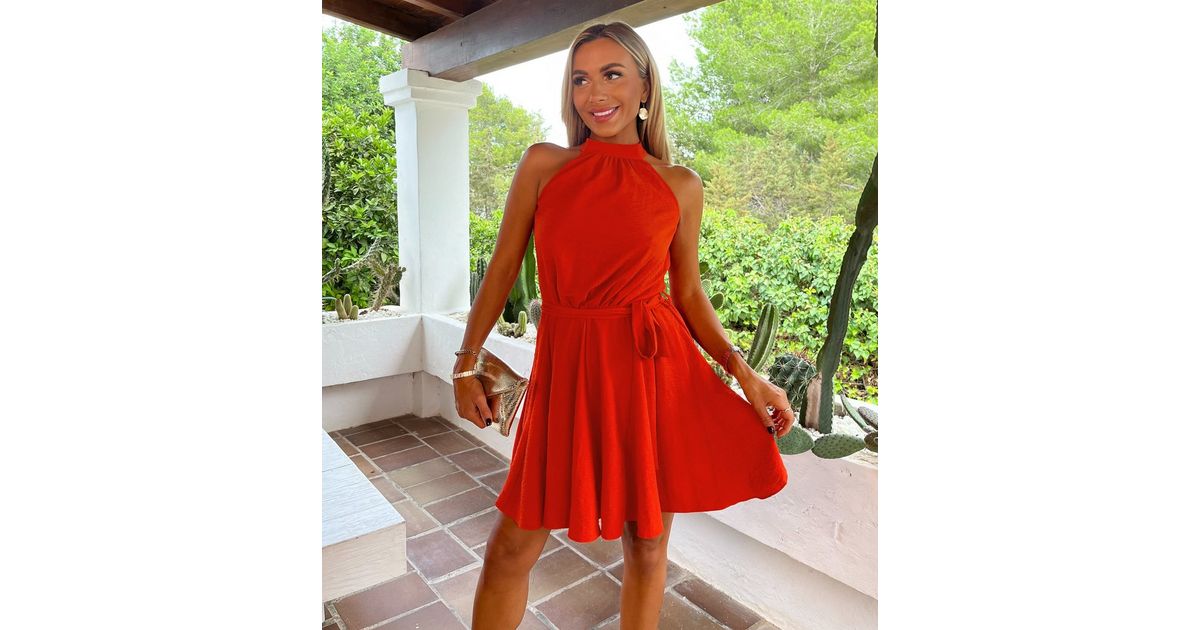 strapless open back dress Scarlet Rouge Drop Waist Micro Mini Dress - S Size - Women's Dresses