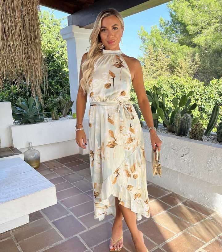 AX Paris Multicoloured Floral Print Maxi Dress