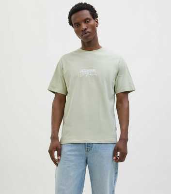 Jack & Jones Light Green Branded Tee