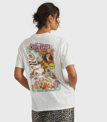 Skinnydip White Disney Chip 'N' Dale T-Shirt