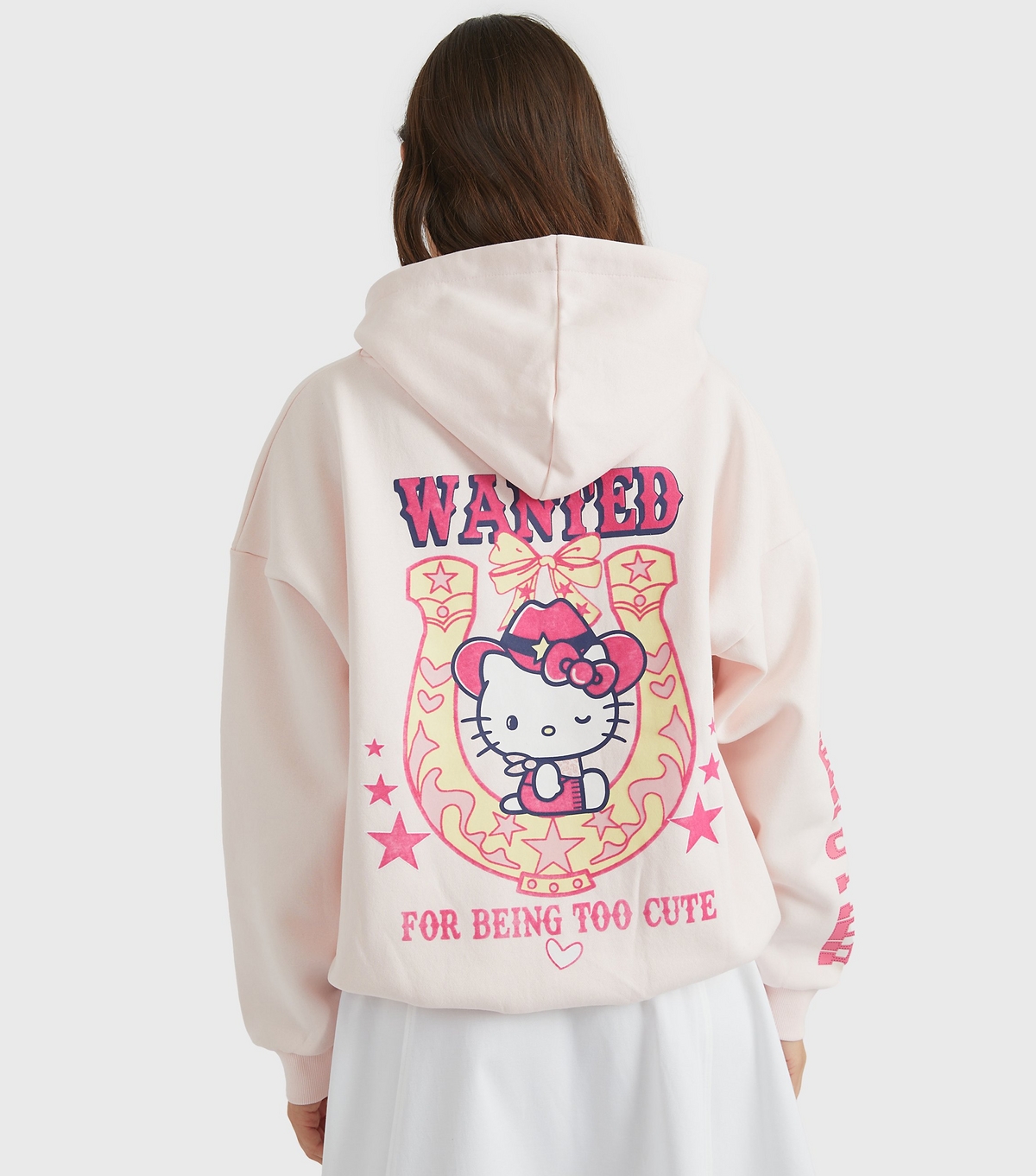 Women's White Hello Kitty Wanted Hoodie Skinnydip New Look