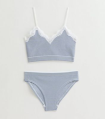 ペット(犬猫)服 cote a cote Mignon III Crop Top (Sky Blue) Cute Blue Single-breasted Lace Crop Top MK15904